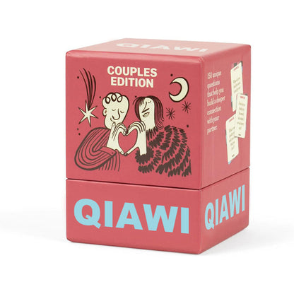 QIAWI Family Edition - 150 Talk Starter Cards for Family Games,  and Gatherings - Perfect for Adults Teens and Kids - Prompts for Meaningful Connections